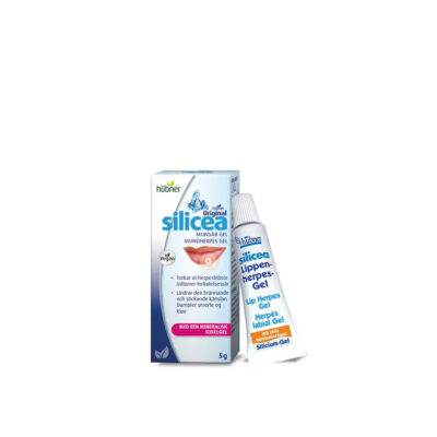 Original Silicea Munsår Gel tub och förpackning