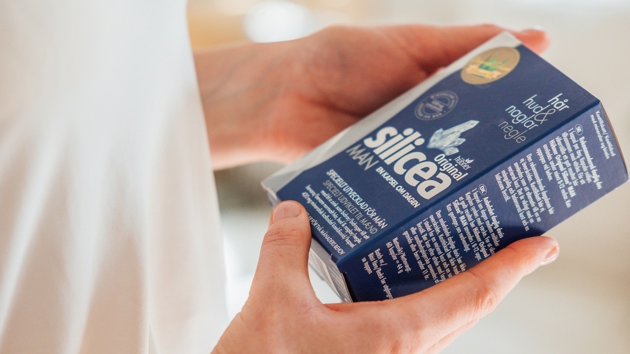 Original Silicea MAN kosttillskott för män med mineraliskt kisel, vitaminer och mineraler